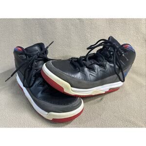 NIKE AIR JORDAN SHOES 807718-035 SIZE 6Y YOUTH DELUXE‎ BLACK SOAR DARK GREY